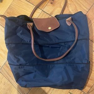 Expandable Le Pliage Navy Longchamp Tote bag